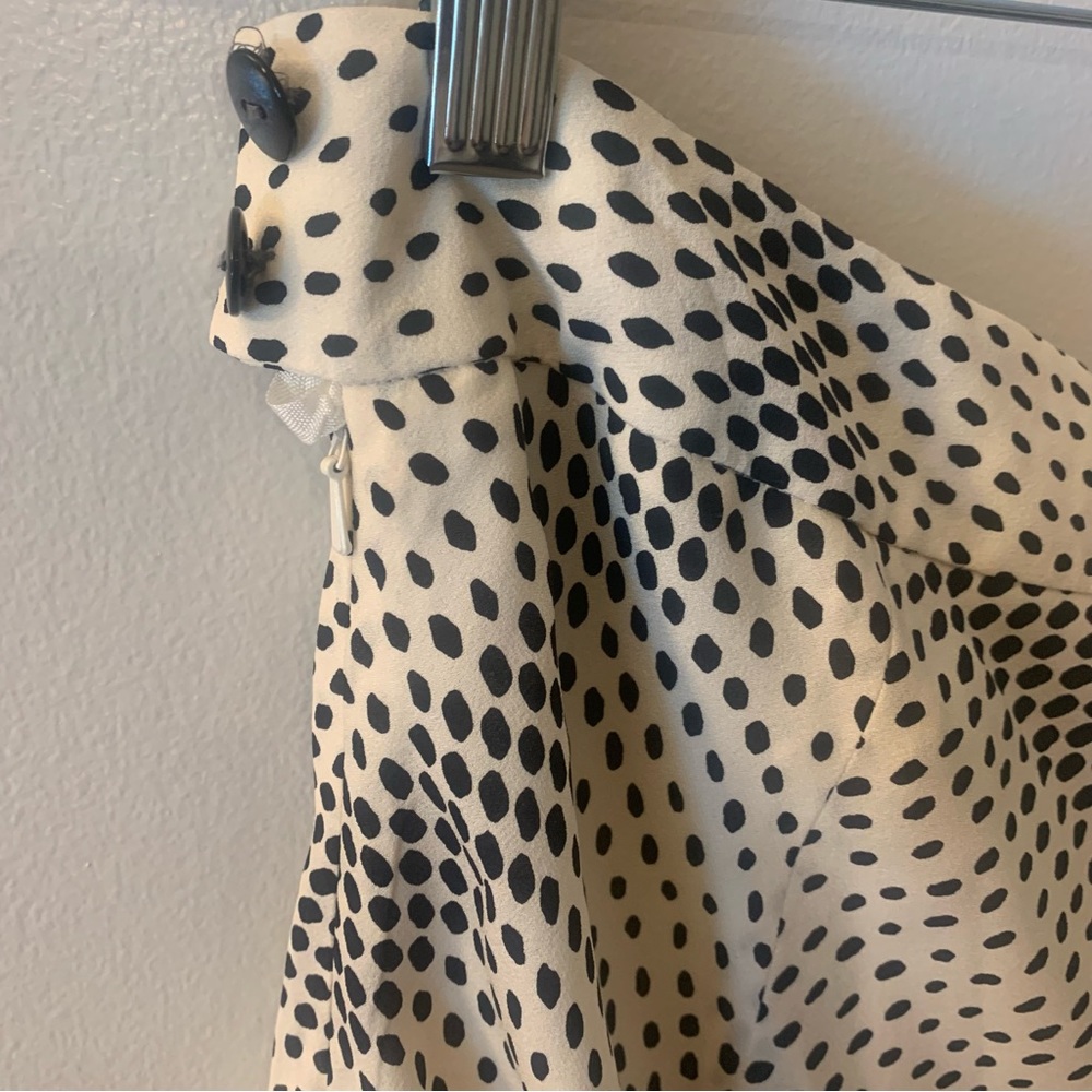 Jones New York 100% Silk Polka Dot A Line Skirt - Picture 8 of 9
